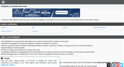 Desktop Screenshot of embajada-consulado.com